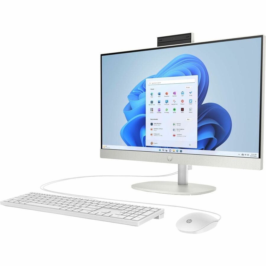 HP 24-cr0190 23.8” Touchscreen All-in-One Desktop — AMD Ryzen 7, 16GB RAM, 512GB SSD — Refurbished
